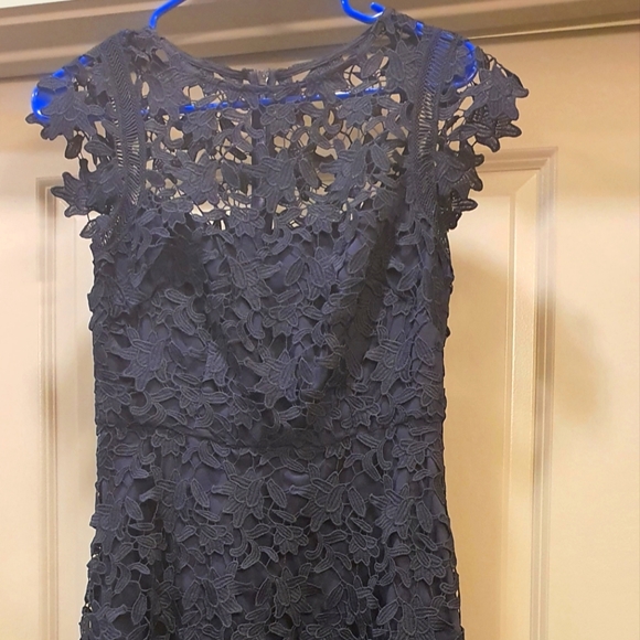 lace asymmetric cocktail dress eliza j Lace Asymmetric Cocktail Dress (Women)